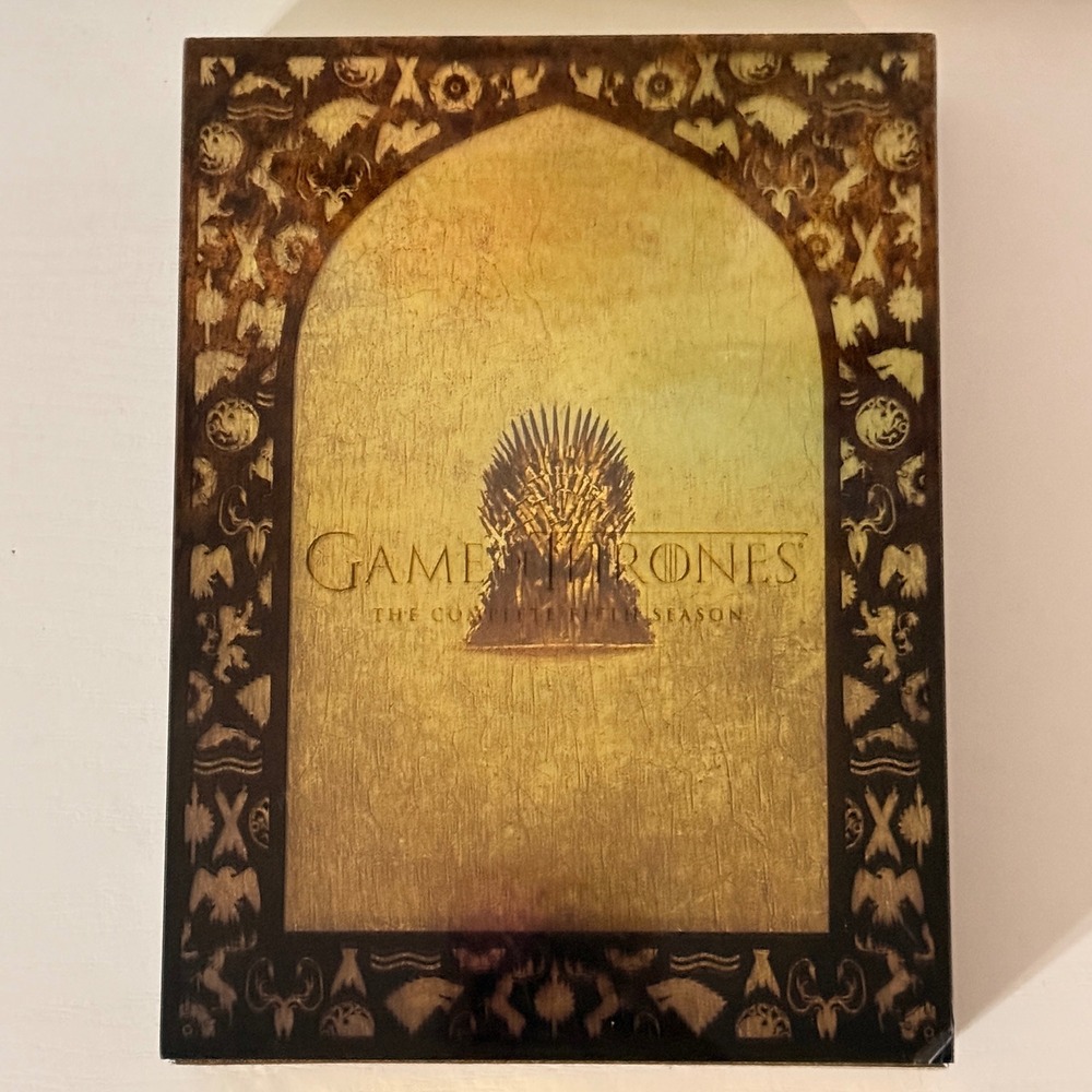 HBO Game of Thrones The Complete Fifth Season 5-Disc DVD Box Set Gold Slipcase